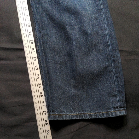 Levi's 569 Loose Straight Fit Men's Blue Jeans 30x32 - Picture 7 of 9